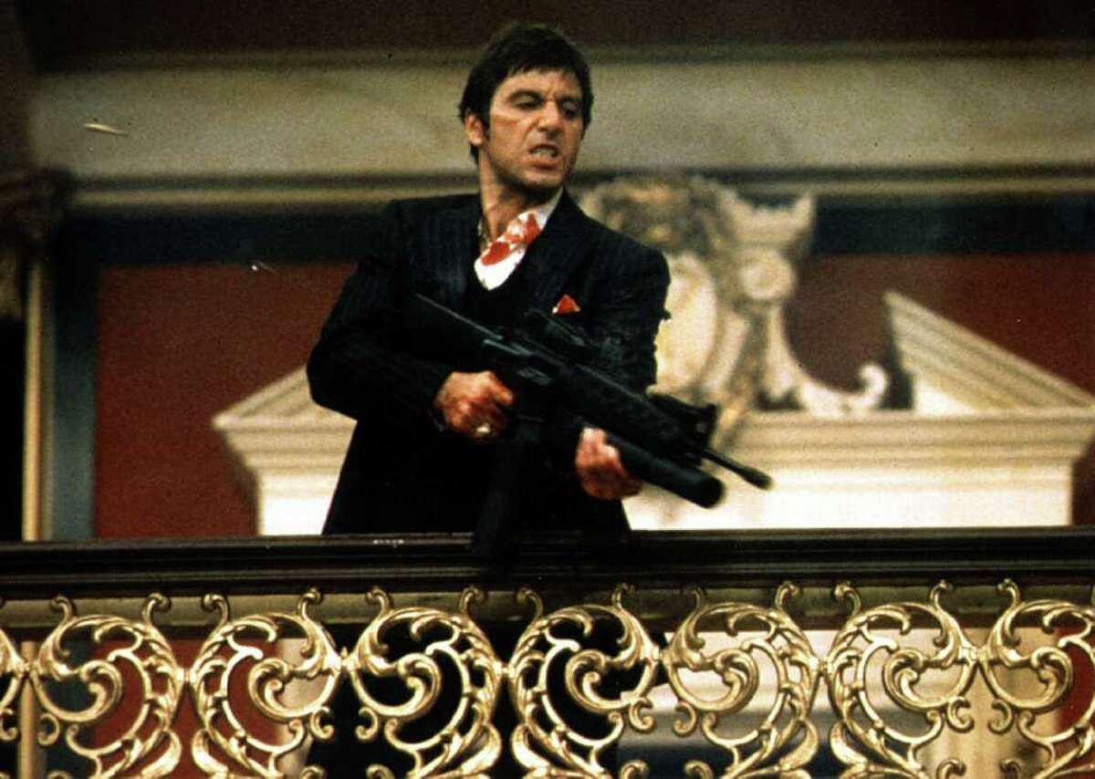 In “Scarface,” Al Pacino played Cuban refugee Tony Montana, who became a cocaine kingpin.
