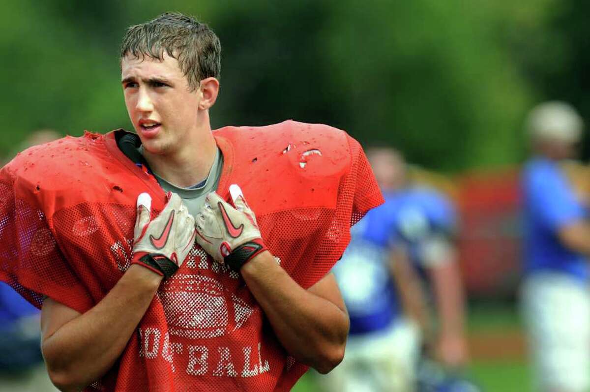 A football dress rehearsal