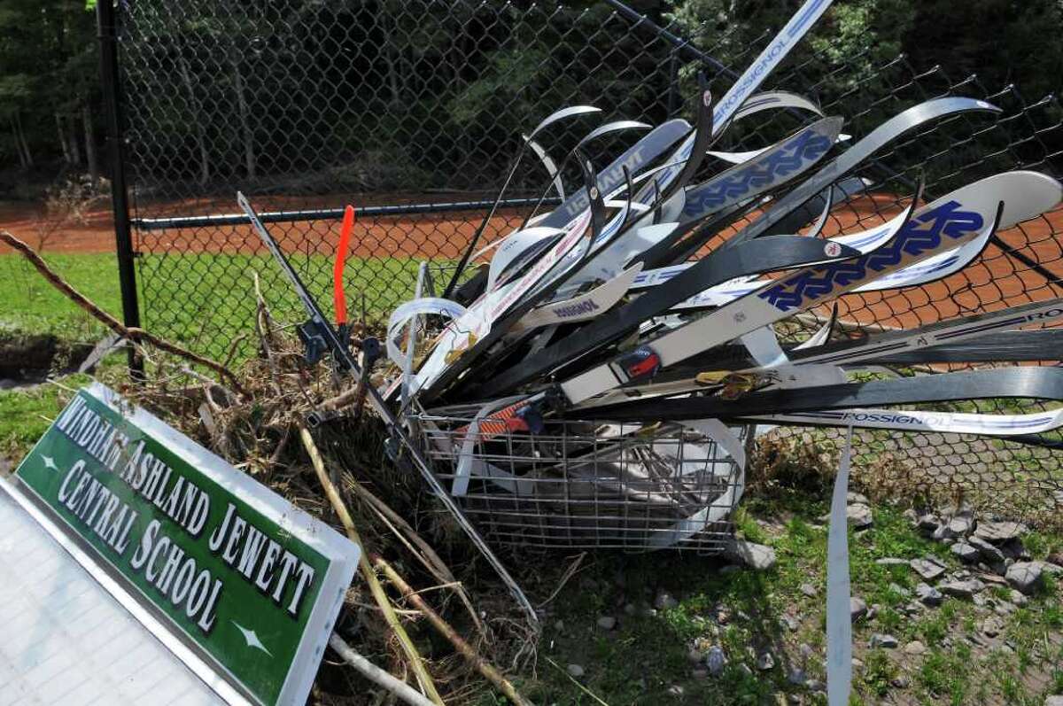 Schools rally towns hit by Irene
