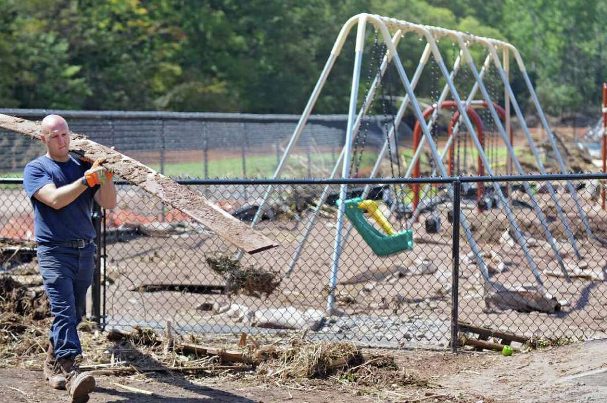 Schools rally towns hit by Irene