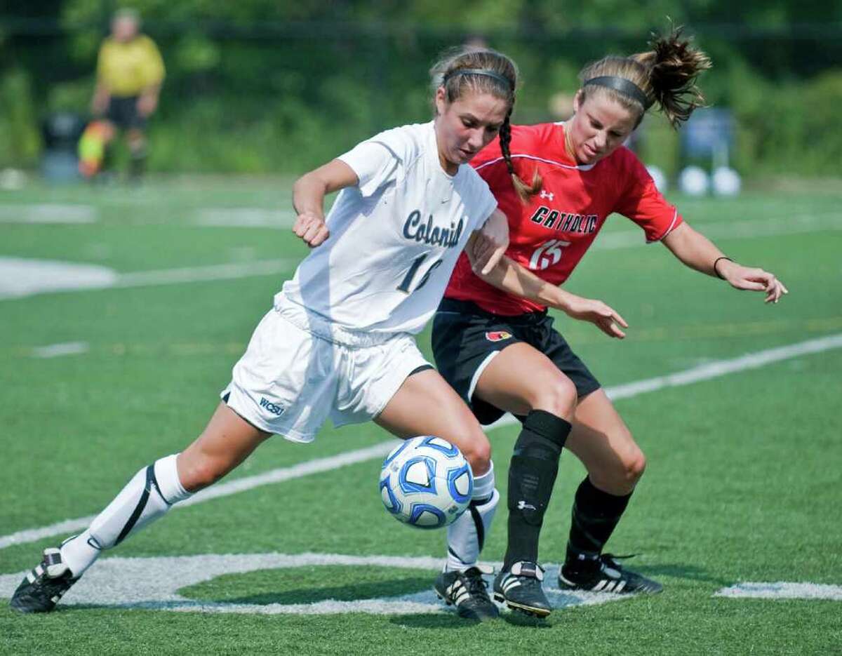 Freshman Hutkowski nets pair as WestConn women's soccer team opens with ...