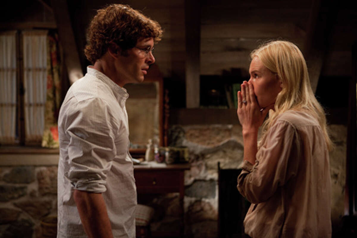 James Marsden as David Sumner and Kate Bosworth as Amy Sumner in "Straw Dogs."