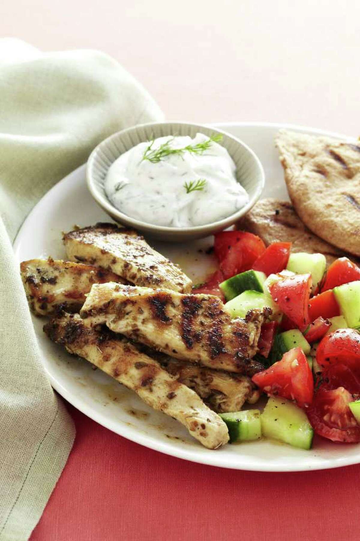 Recipe Greek Chicken Pitas 4547