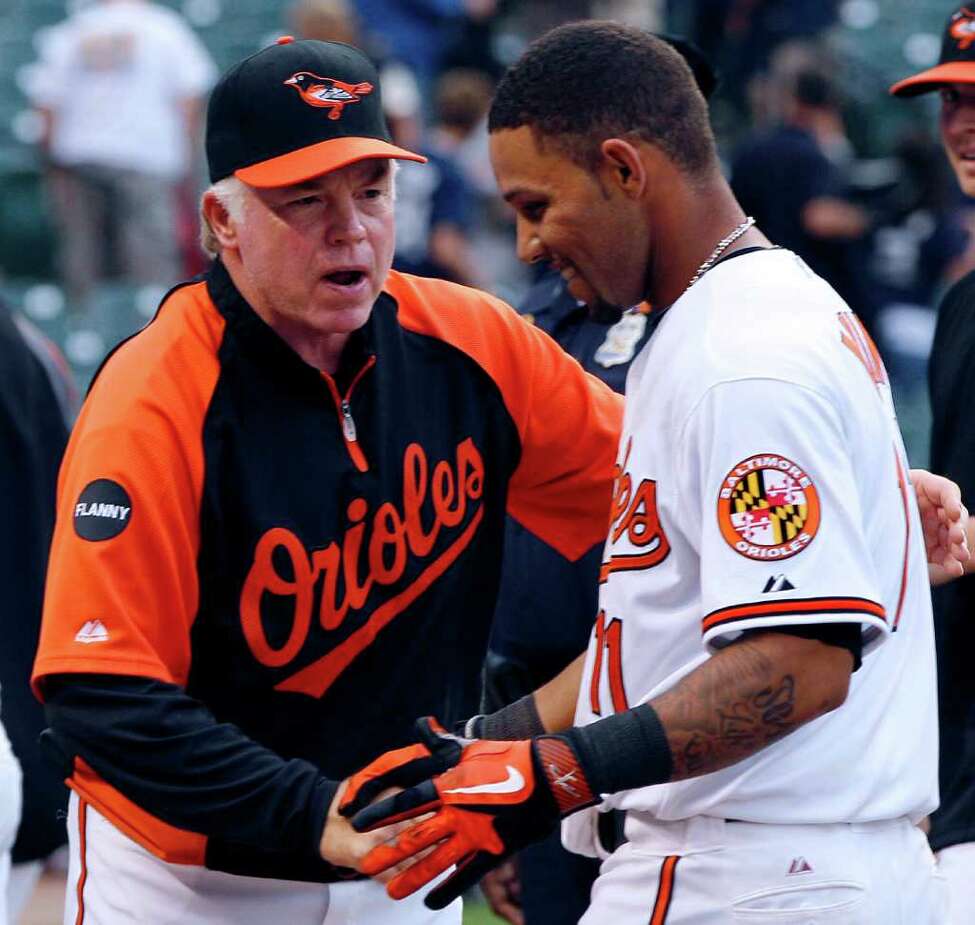 buck showalter orioles jersey