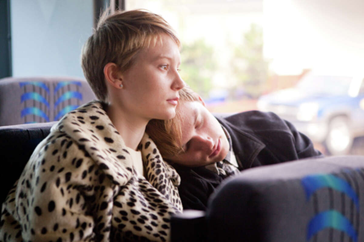 Mia Wasikowska as Annabel and Henry Hopper as Enoch Brae in "Restless."