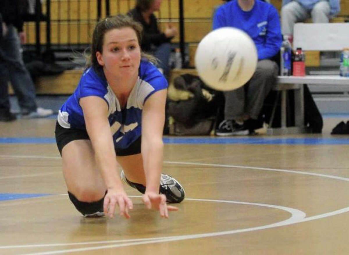 Fairfield Ludlowe's Emily Nelson is one of the few returning varsity starters for the Falcons' girls volleyball team.