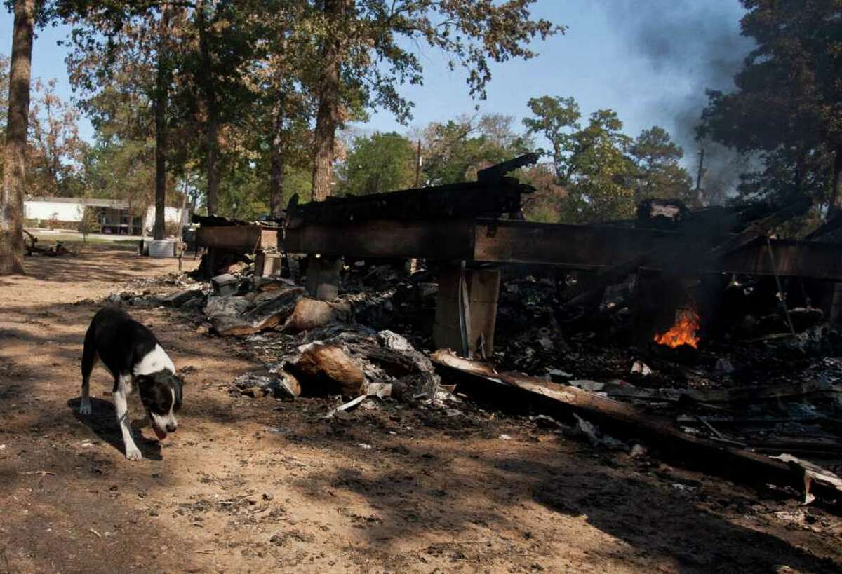 Wildfires across Texas
