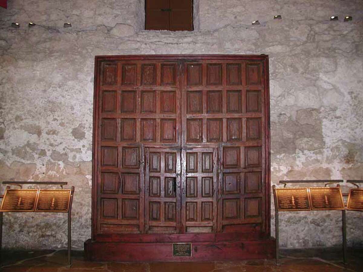 The Veramendi Palace doors are in the Alamo, along the east wall. Express-News file photo