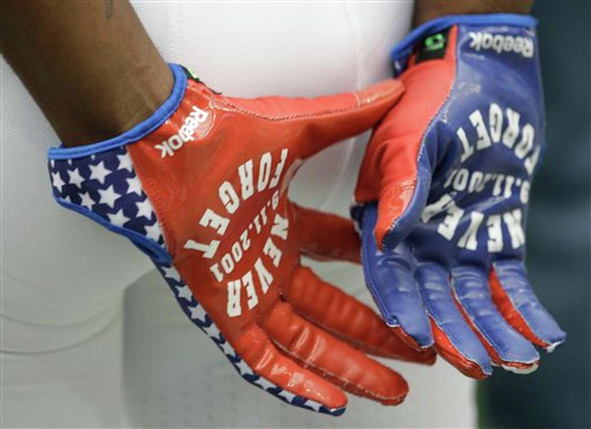 An Indianapolis Colts player before an NFL football game against the Houston Texans Sunday, Sept. 11, 2011, in Houston. (AP Photo/David J. Phillip)