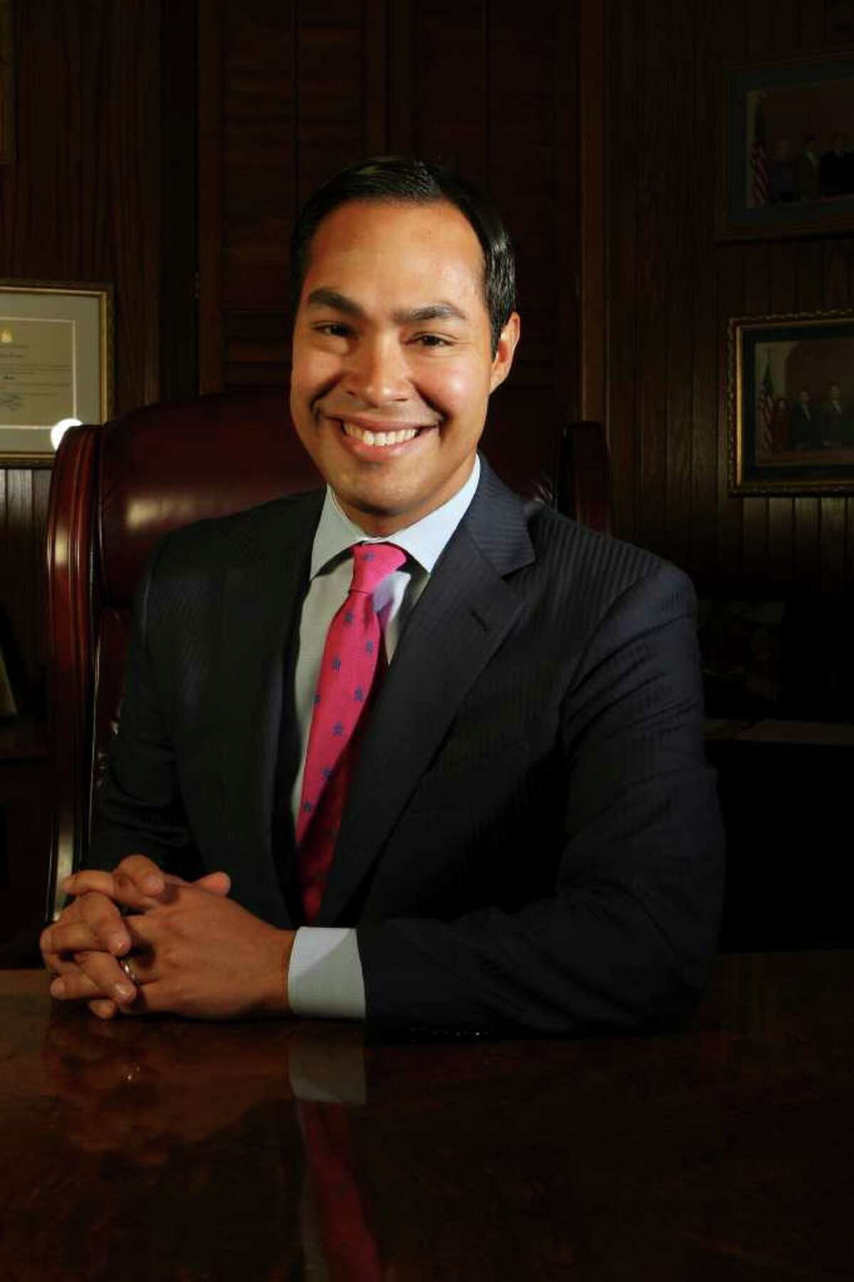 Mayor Julian Castro, photographed Wednesday Sept. 7, 2011.