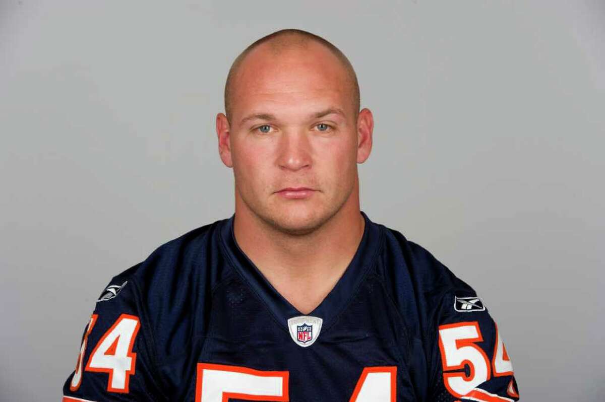 This is a photo of Brian Urlacher of the Chicago Bears NFL football team. This image reflects the Chicago Bears active roster as of Wednesday, Aug. 10, 2011. (AP Photo)