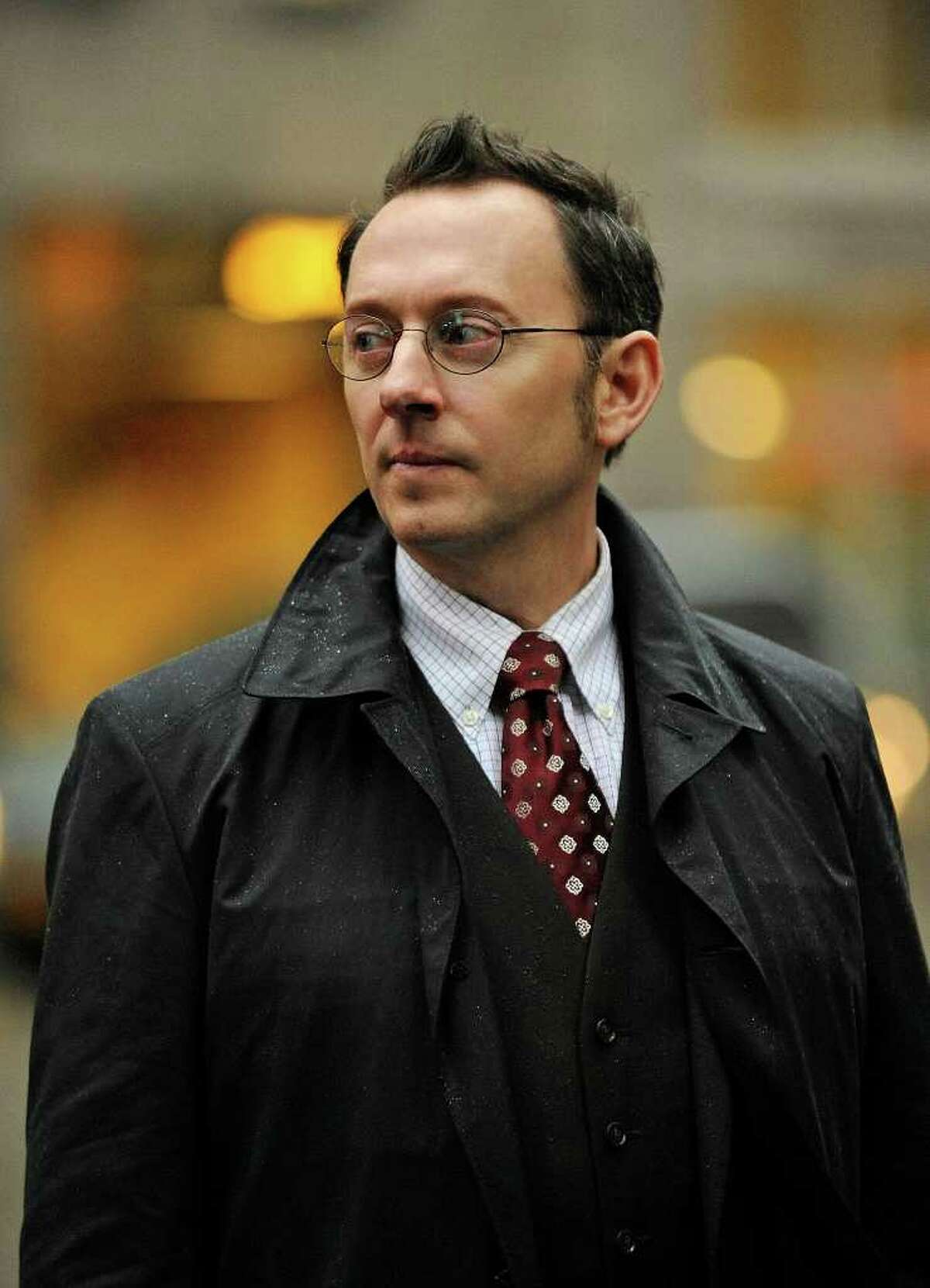 Jeffrey R. Staab : CBS Person of Interest: This new thriller stars Lost's Michael Emerson as a cryptic genius who has designed a computer program that predicts who will be involved in a crime before it is committed. He enlists a presumed-dead CIA agent (Jim Caviezel) to help him prevent the crimes. The series premieres at 8 p.m. Thursday on CBS.