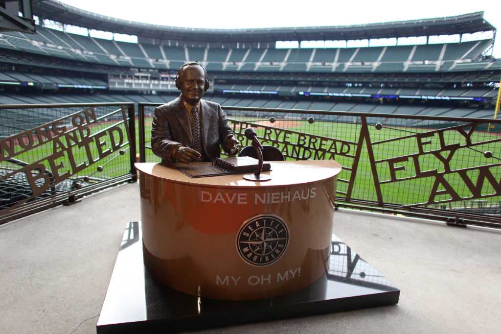 The Sporting Statues Project: Dave Niehaus: Seattle Mariners, SAFECO Field,  Seattle, WA