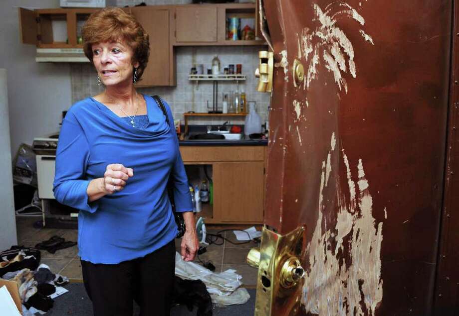 Building Owner Szemplinski Thursday Sept 15 2011 With Damage Done To One Building Owner Szemplinski Thursday Sept 15 2011 With Damage Done To One