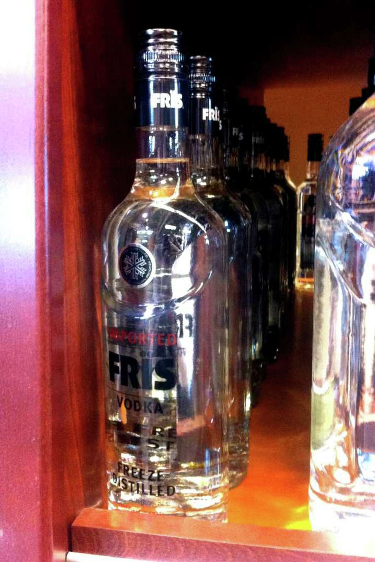 No. 10: Fris imported vodka has been a hot seller in Seattle this year and doing better than Absolut Vodka, which as a 750 ml bottle was tenth bestselling spirit in Seattle last year.