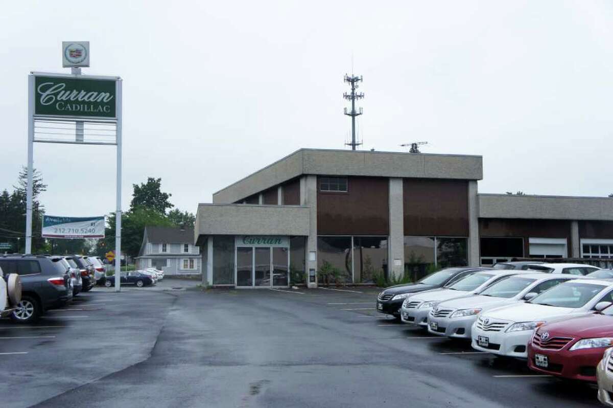 A site plan from Urban Outfitters Inc. seeks Planning and Zoning Commission approval to build a new Terrain home and garden store at 561 Post Road East, the former site of the Curran Cadillac dealership.