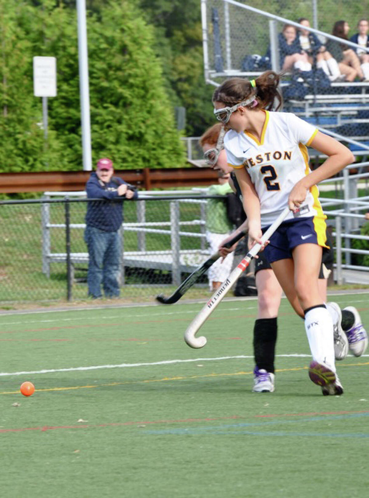 Tess Fagan, 2, is trying to help Weston garner its first win.