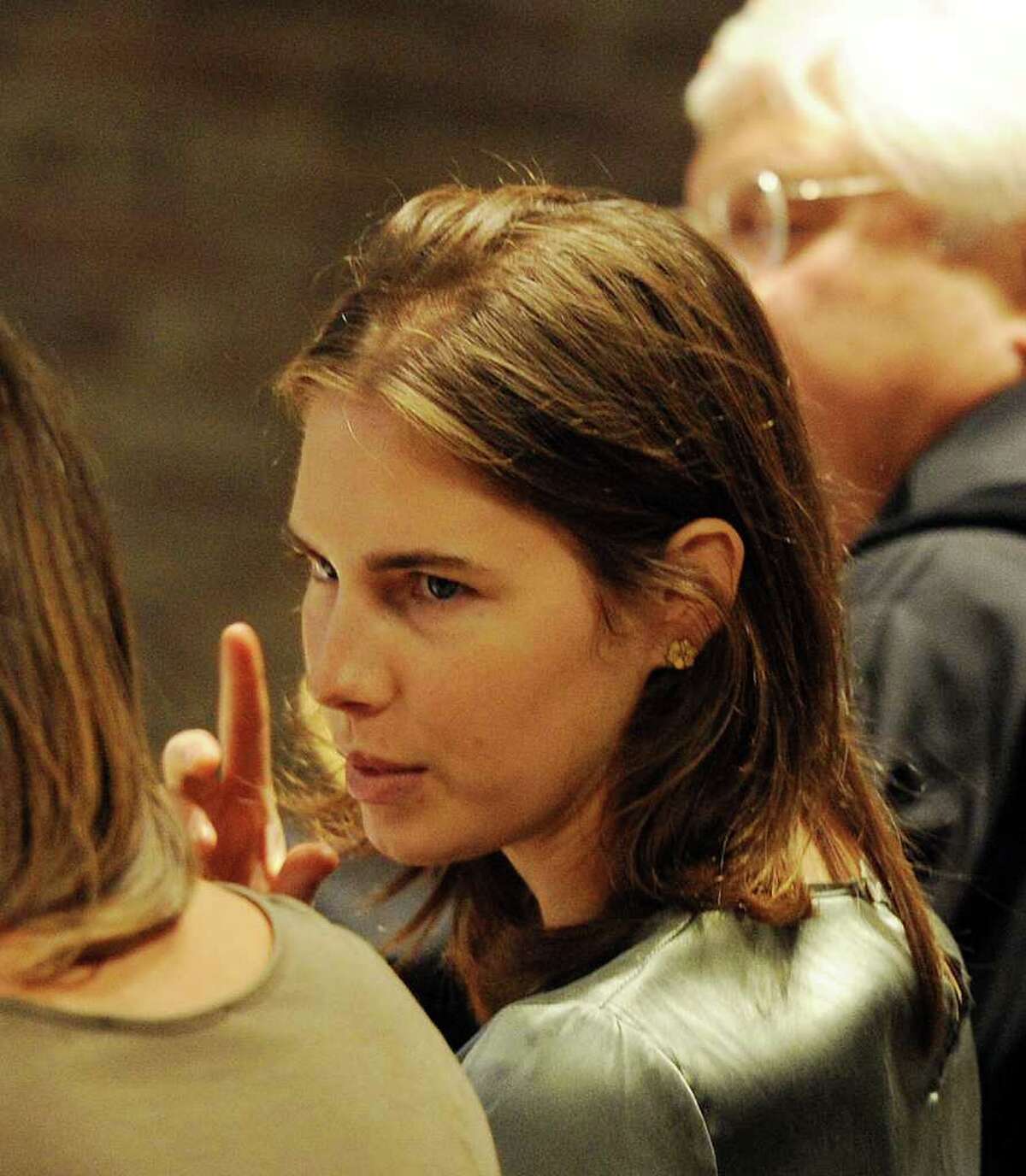 Amanda Knox attends appeal hearing at Perugia's Court of Appeal on Thursday.