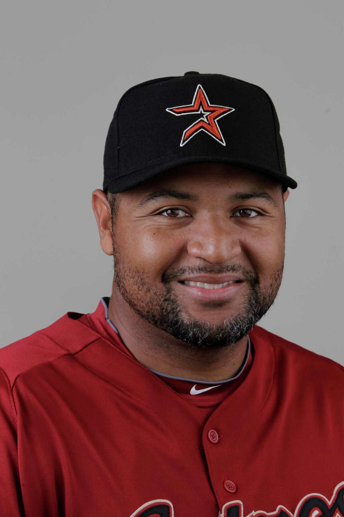 Houston Astros outfielder Carlos Lee (45) during photo day at the Houston Astros facility during full squad spring training workouts, Thursday, Feb. 24, 2011, in Kissimmee. ( Karen Warren / Houston Chronicle )
