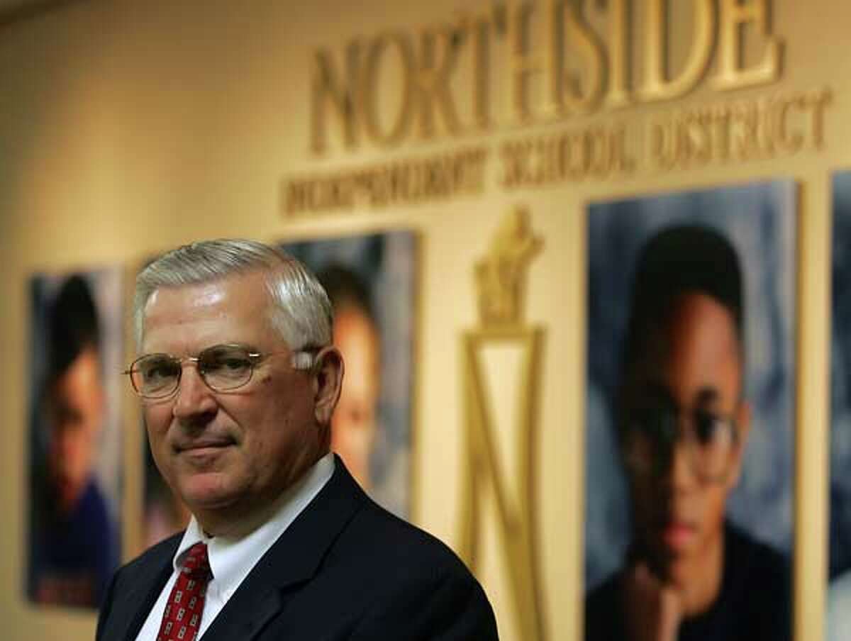North Side Superintendent Dr. John Folks poses at the district offices. EXPRESS-NEWS FILE PHOTO