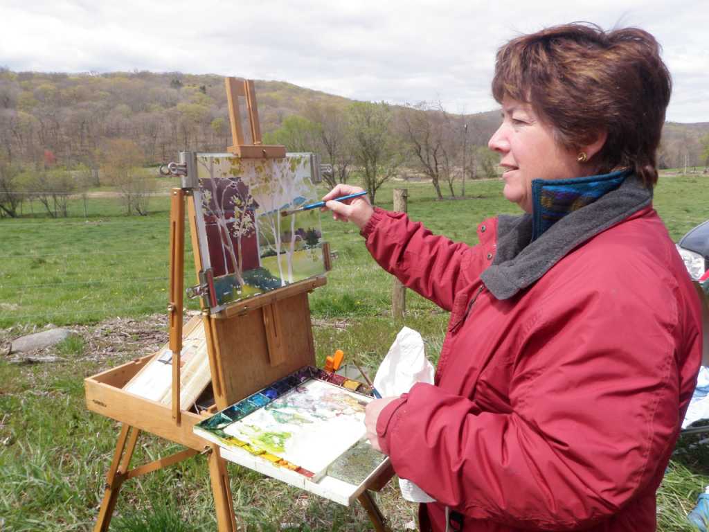 Watercolor journaling set for Sunday, with artist Diane Dubreuil