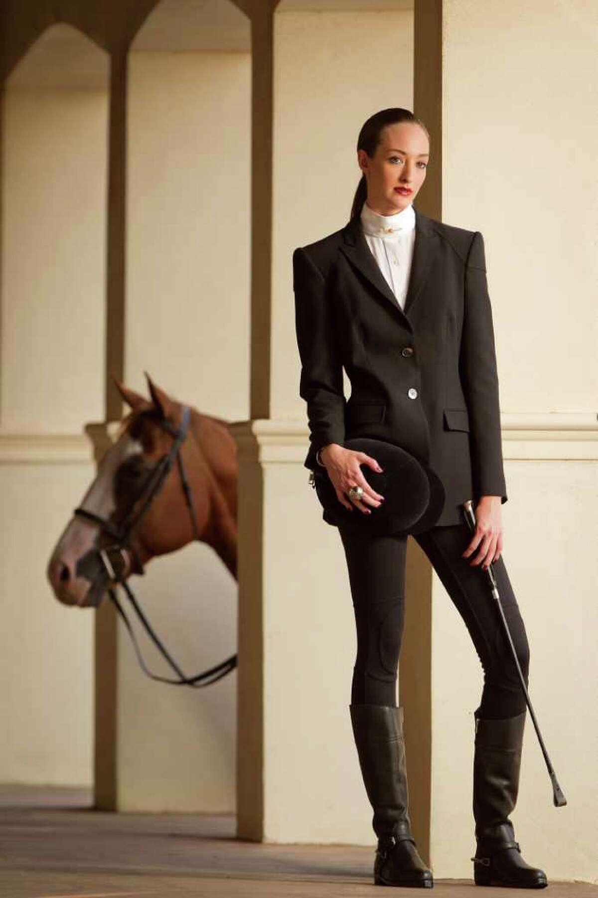 Equestrian looks are clean and classic