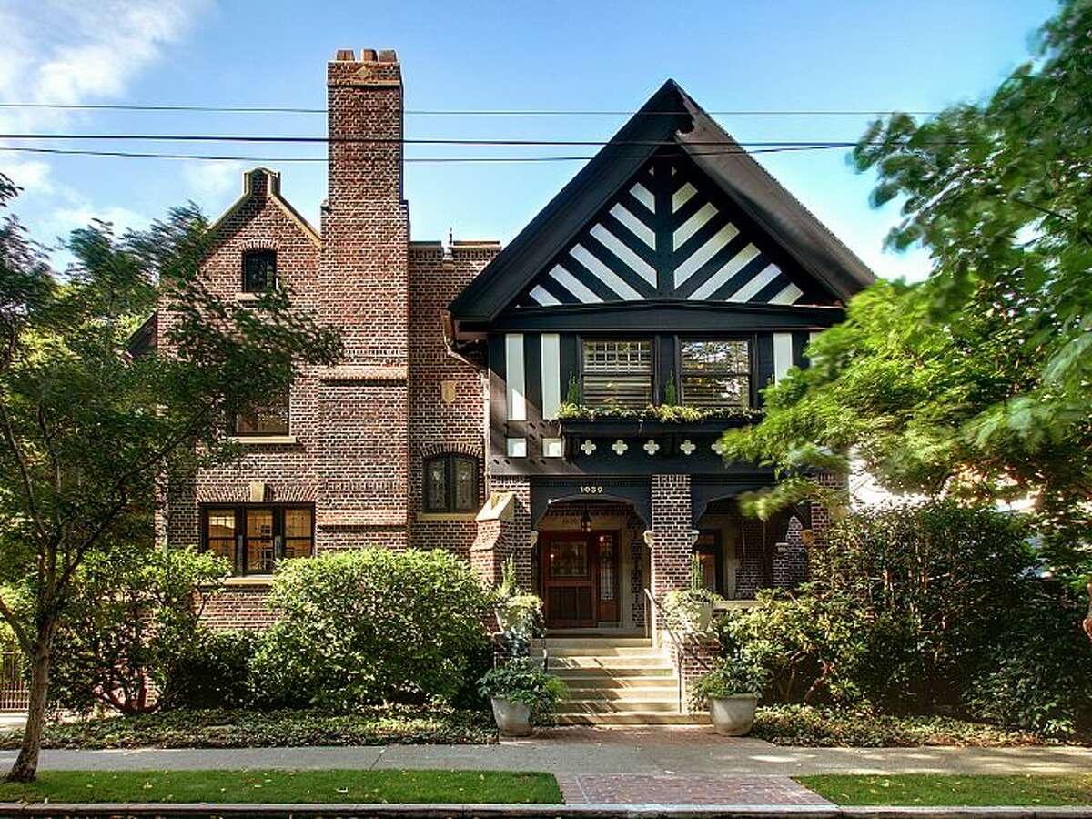 This 1913 brick tudor is one of the most sumptuous homes on Capitol Hill. The 8,243-square-foot house, at 1039 Belmont Place E., has five bedrooms, 6.25 bathrooms, dark-stained wood moldings, beams and paneling, five fireplaces and distinctive windows and ceilings, and sits on a 14,400-square-foot lot with views of Lake Union, Puget Sound and the Olympic Mountains. It's listed for $3.8 million.