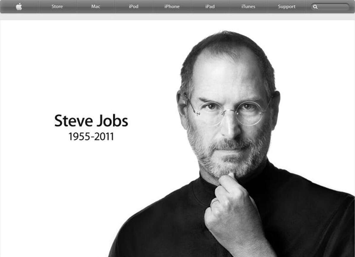 A screen grab from www.apple.com on Wednesday, Oct. 5, 2011.