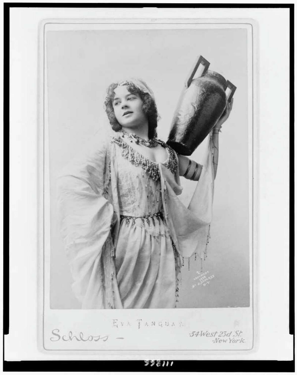 Eva Tanguay, pictured here in 1898, is said to haunt the Cohoes Music Hall. (J. Schloss / Library of Congress)