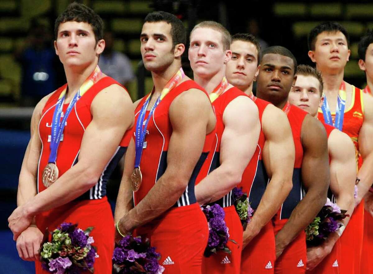 U.S. men take bronze in world gymnastics