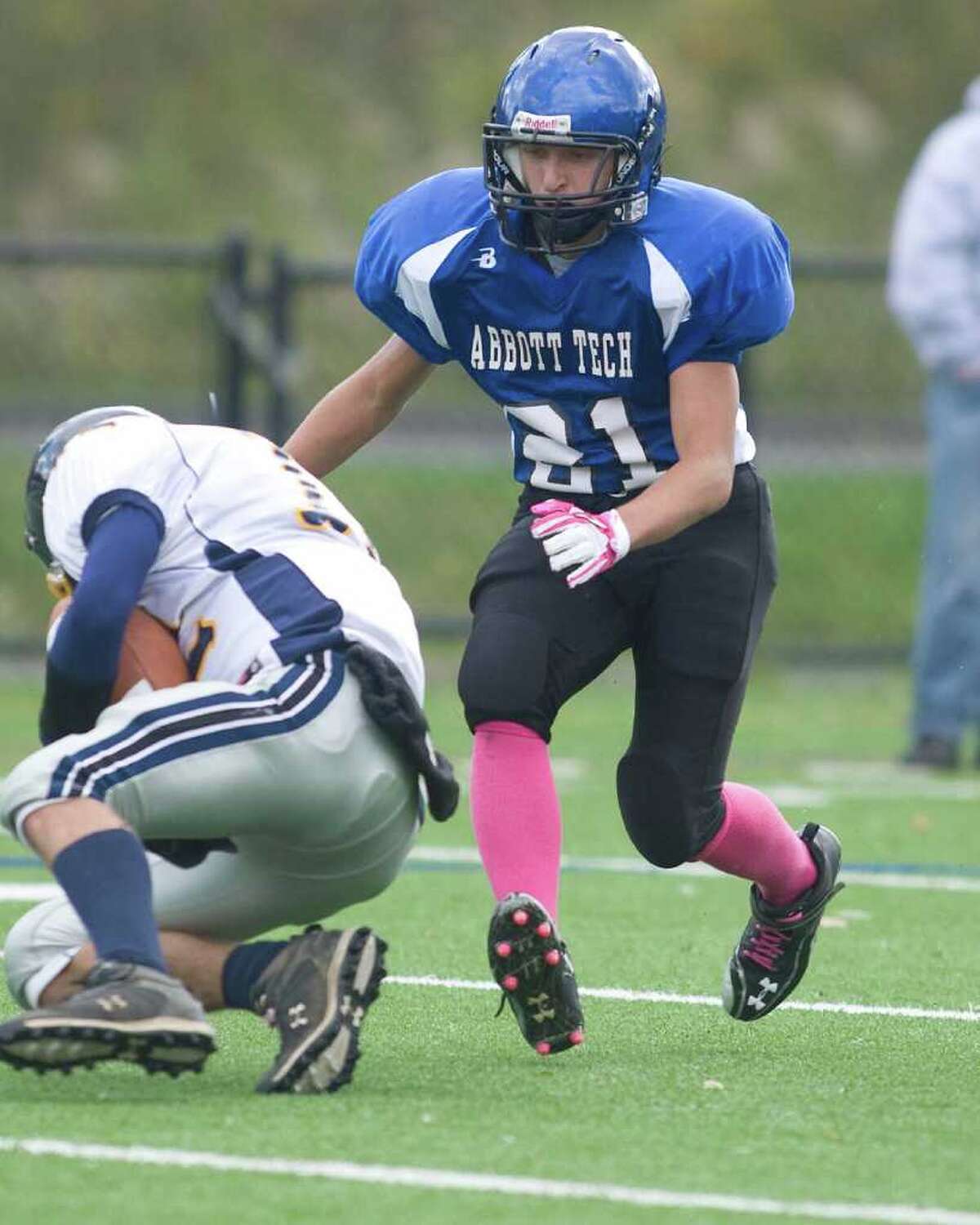 Abbott Tech football team tops Wolcott Tech for second straight win