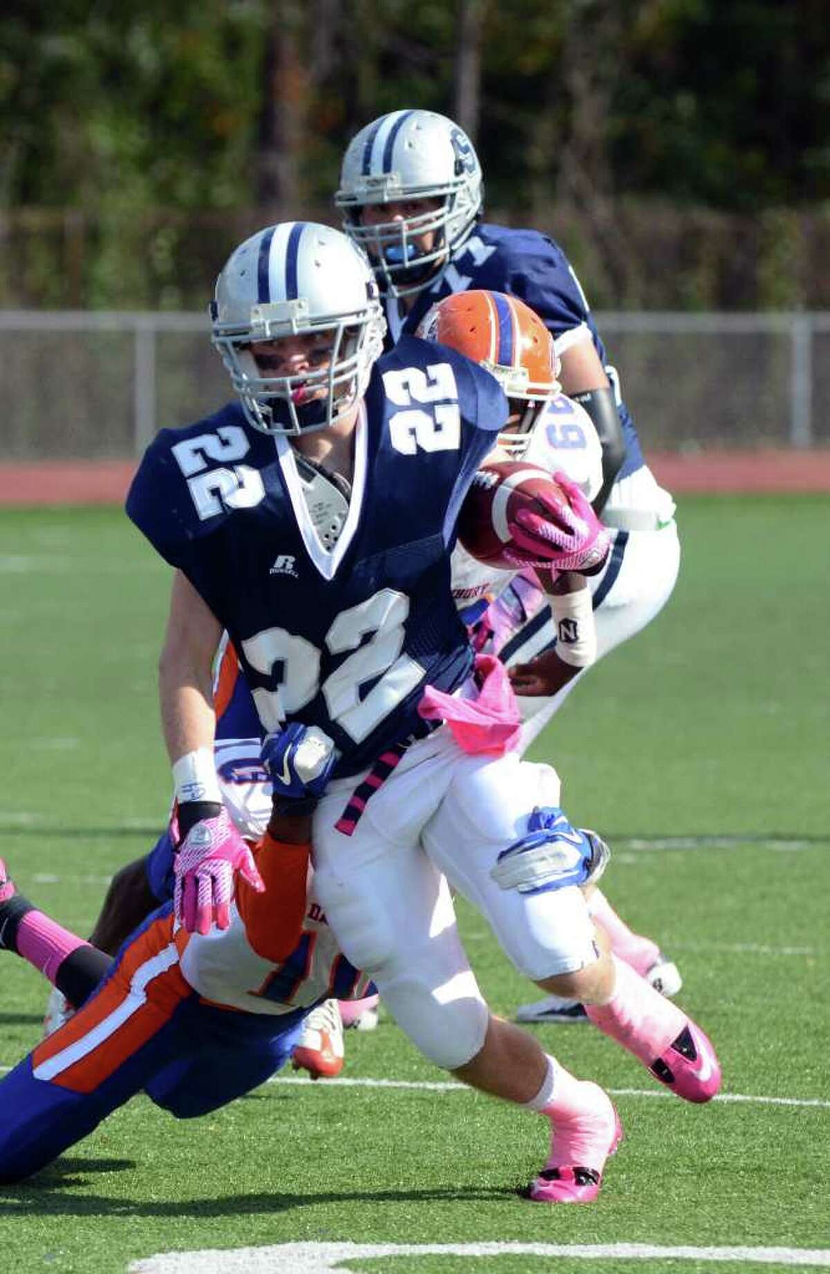 Staples football cruises past Danbury