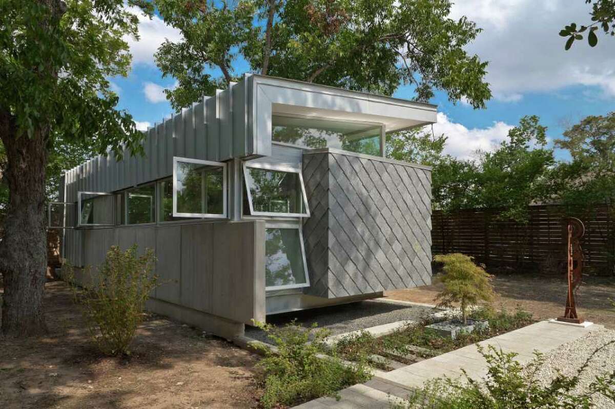 TINY STRUCTURE: M&A Architecture Studio designed the 560-square-foot home at 5906 Grace Lane as part of a compound with two other small houses they built.