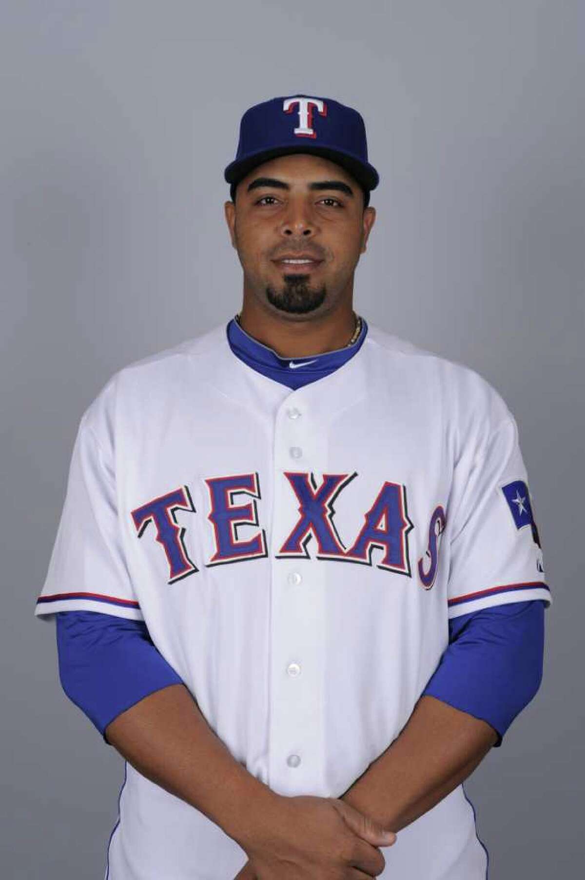 Nelson Cruz Texas Rangers 2011 World Series Jersey