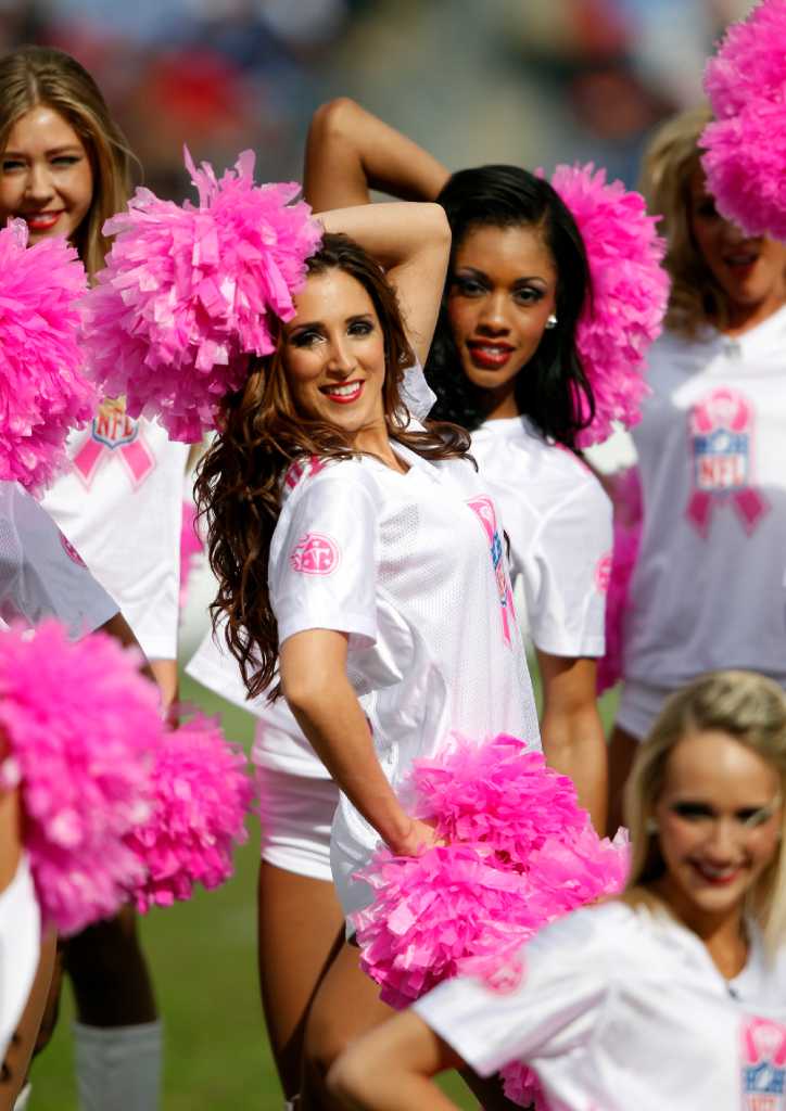 Photos: NFL cheerleaders wear pink for Breast Cancer Awareness Mo