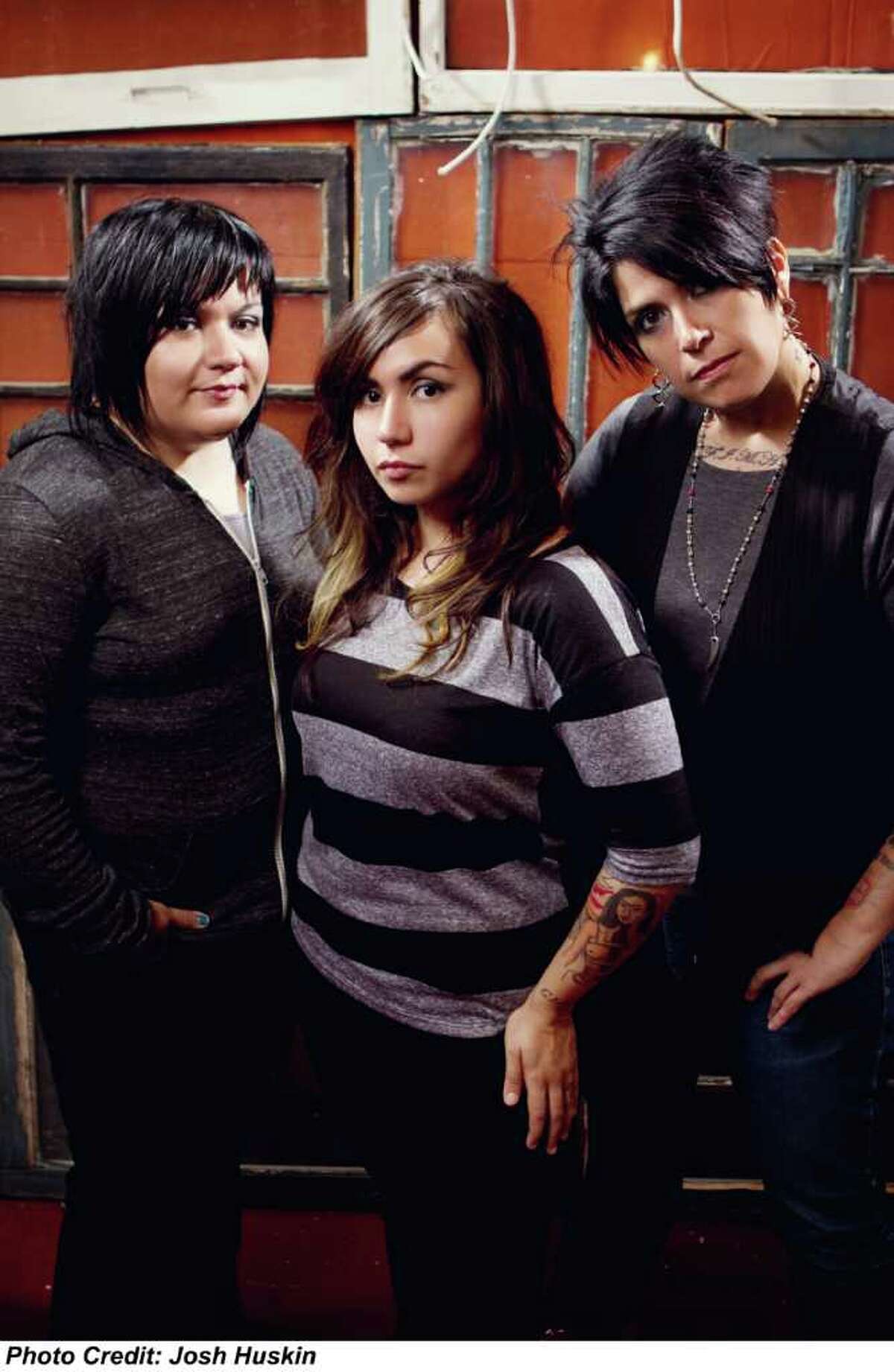 Josh Huskin GIRL IN A COMA: The San Antonio-based rock trio of Phanie Diaz, from left, Nina Diaz and Jenn Alva released Exits & All the Rest.