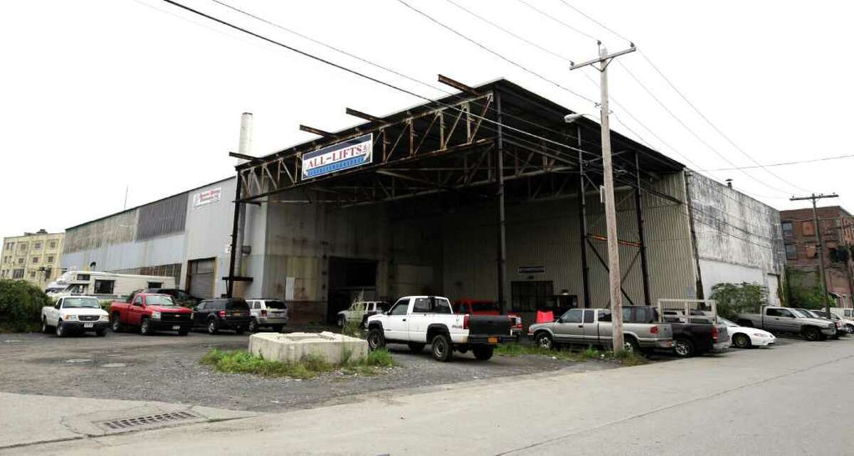 The All-Lifts building which is the proposed site of the new Sneaky Pete's on Thacher Street in Albany, N.Y. September 26, 2011. (Skip Dickstein/Times Union)