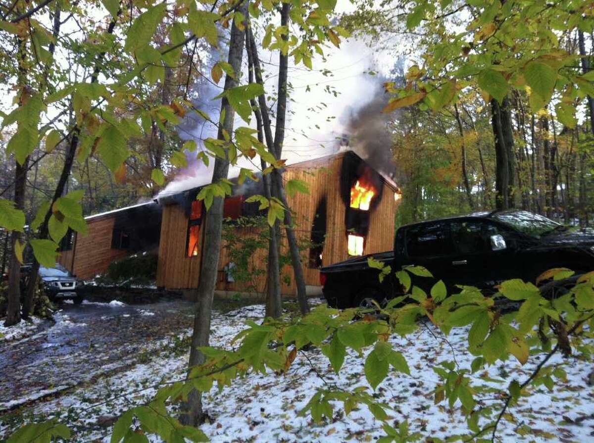 Fire destroys Long Ridge house