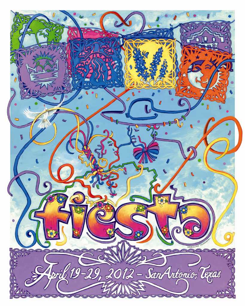 Clear A Space For Fiesta Poster