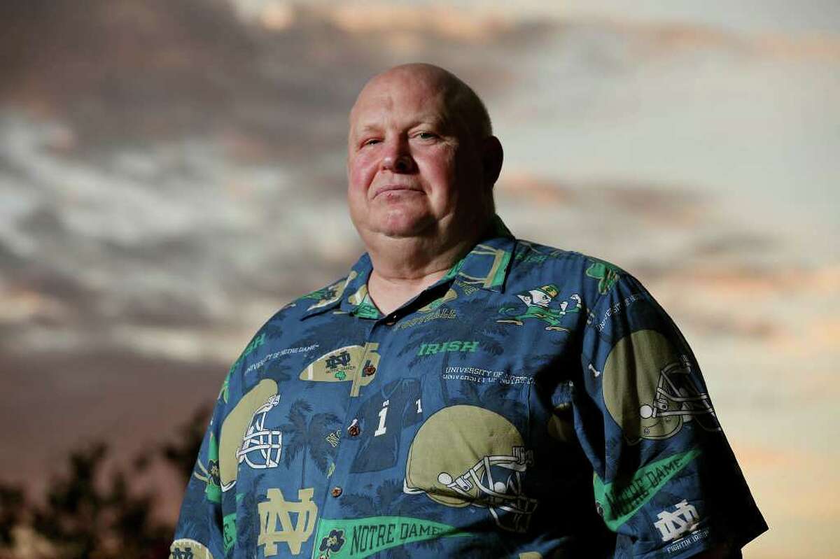Nils Rockne, the grandson of legendary Notre Dame coach Knute Rockne, quite literally wears his love for the Irish football program on his sleeve.