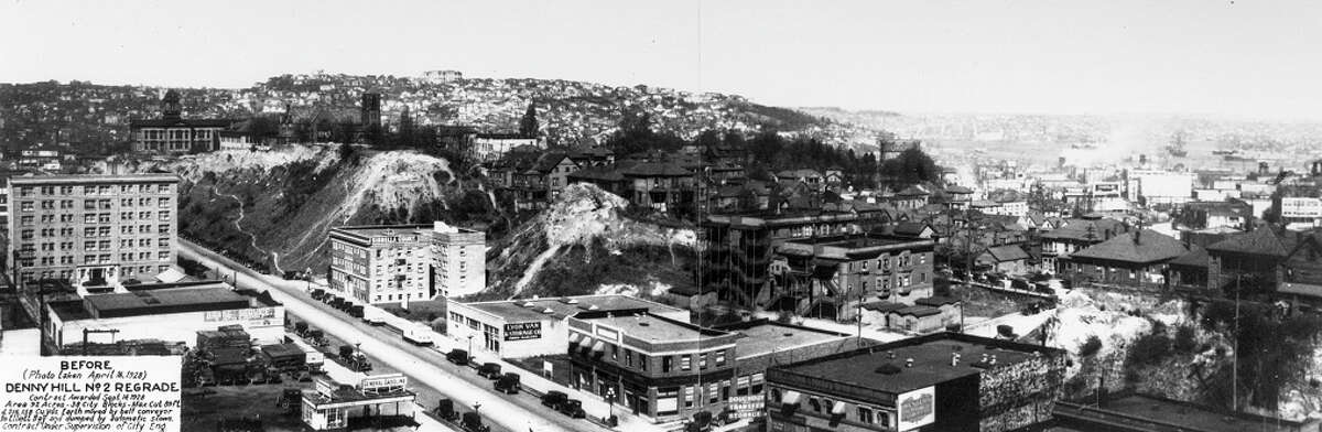 A view of Denny Hill in 1928.