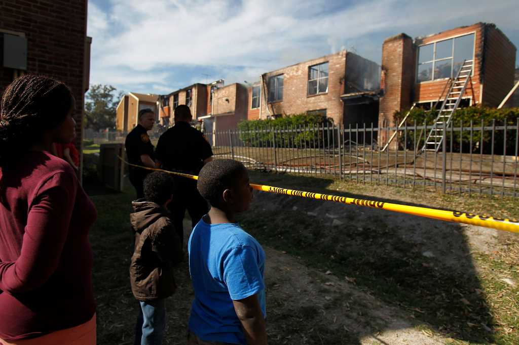 N.W. Side apartment fire displaces eight families