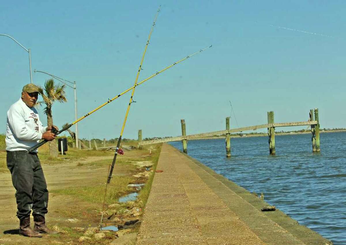 High salinity levels in Sabine Lake invite offshore visitors