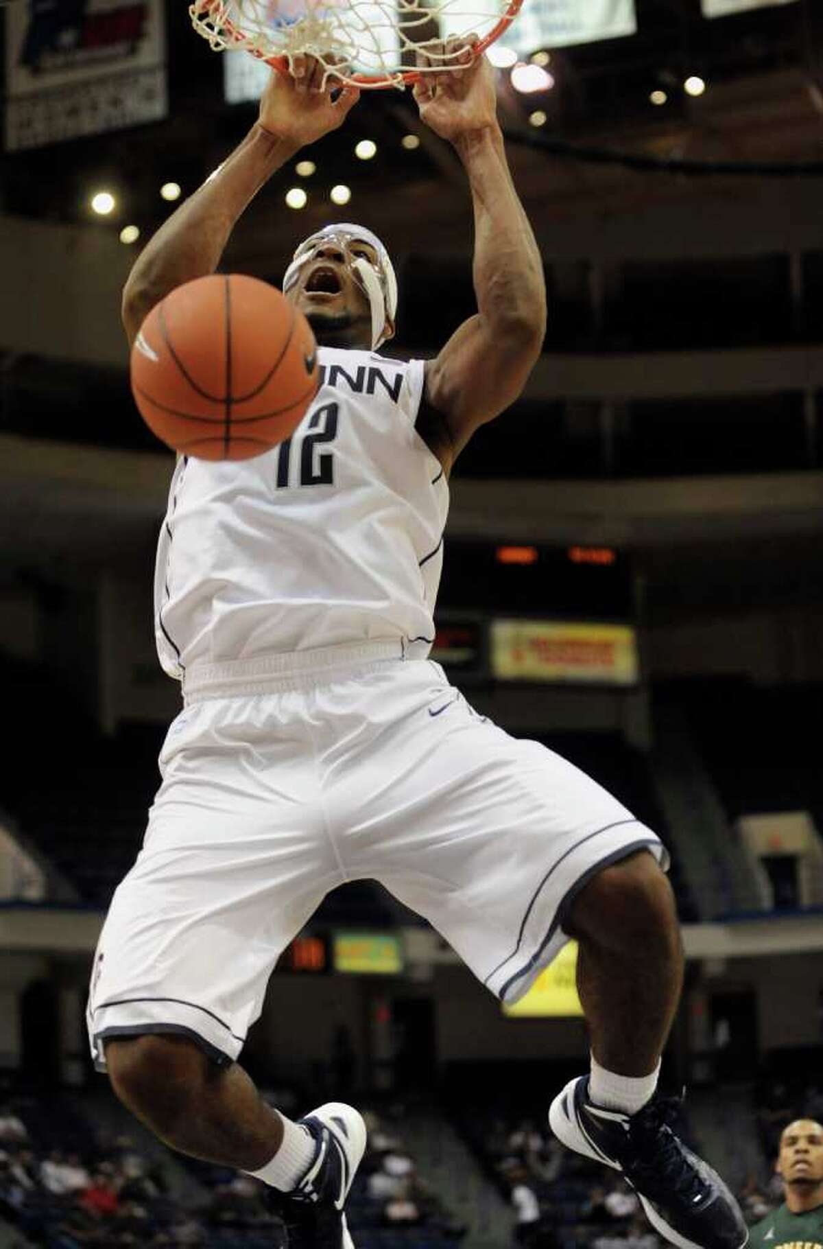 UConn's exhibition win a showcase for Drummond