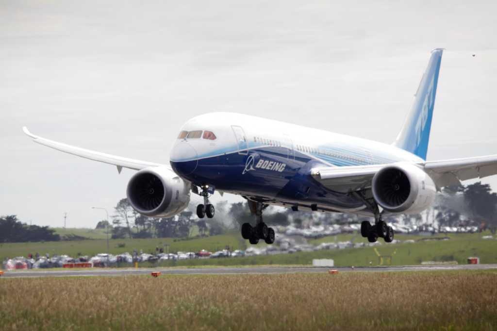 Boeing plushes out third 787 Dreamliner