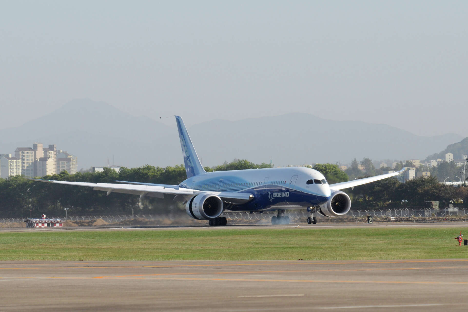 Boeing plushes out third 787 Dreamliner