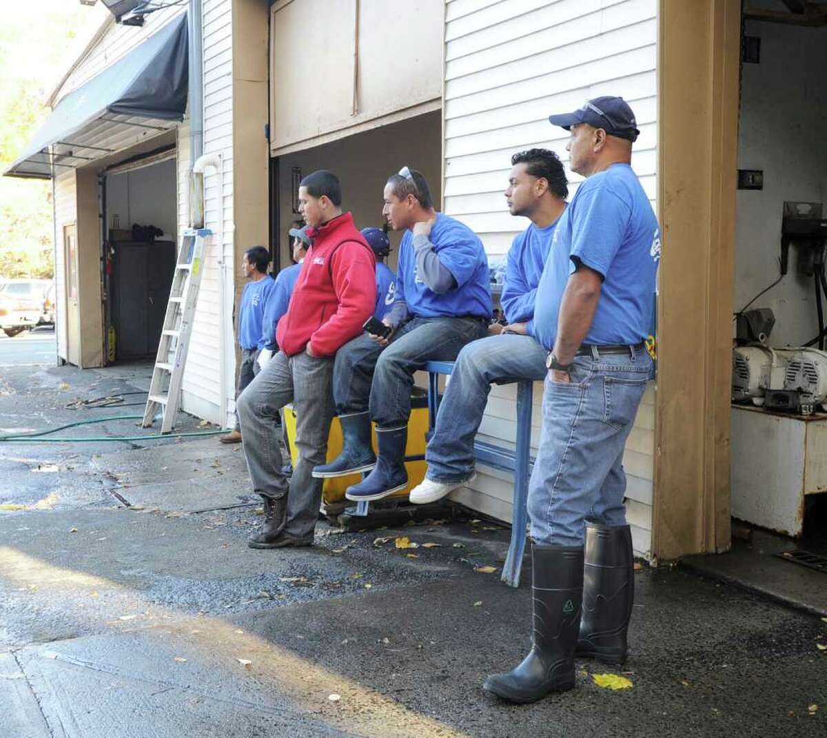 Greenwich car wash worker struck by SUV