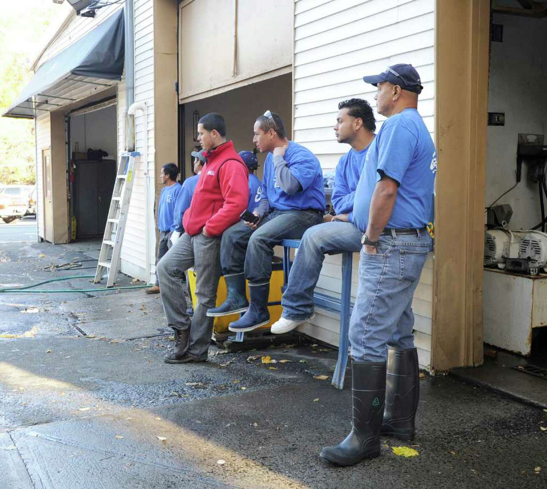 Greenwich car wash worker struck by SUV