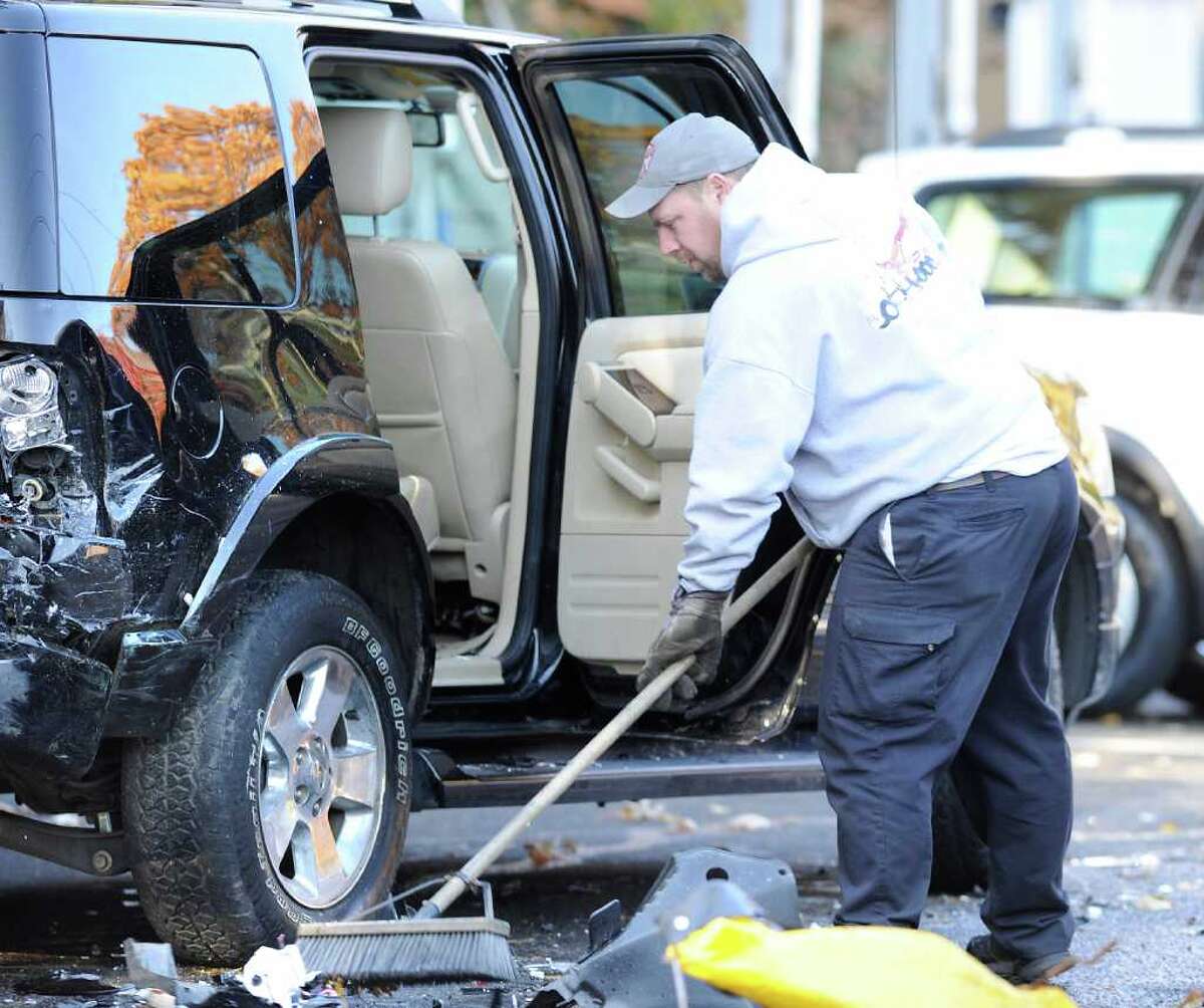 Greenwich car wash worker struck by SUV