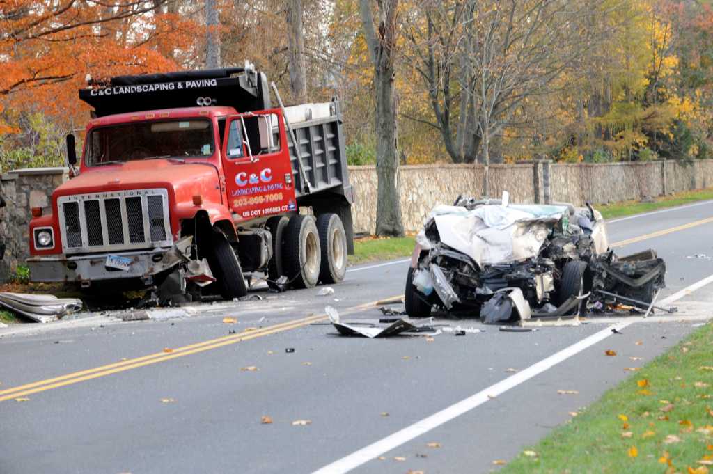 Dump truck crash victim's condition 'encouraging'